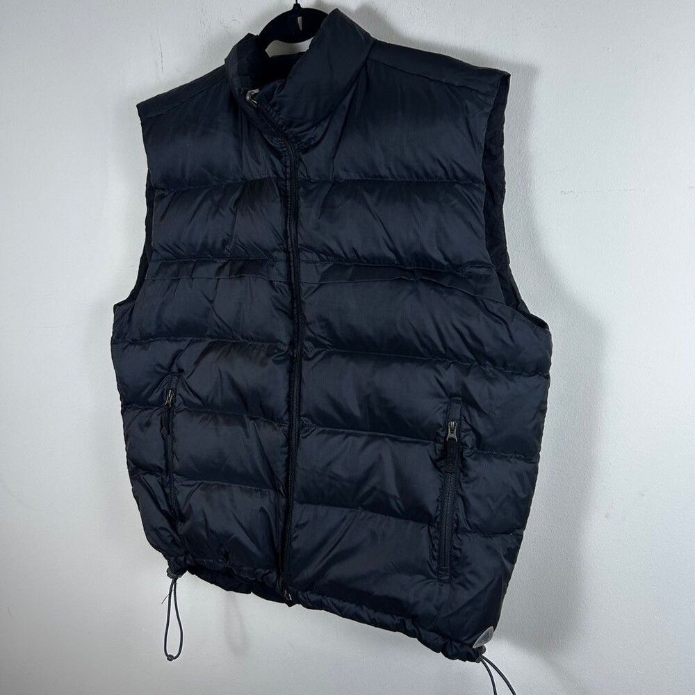 Nike ACG Down Puffer Vest Mens Large Black Vintage Puffer Gilet Full Zip - Picture 2 of 9